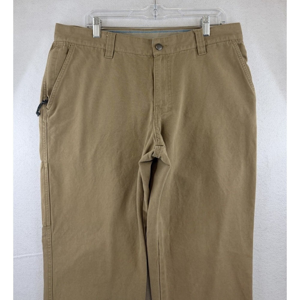Columbia Pants Mens 36x32 Brown Cargo Outdoor Work Utility Pockets AM8066